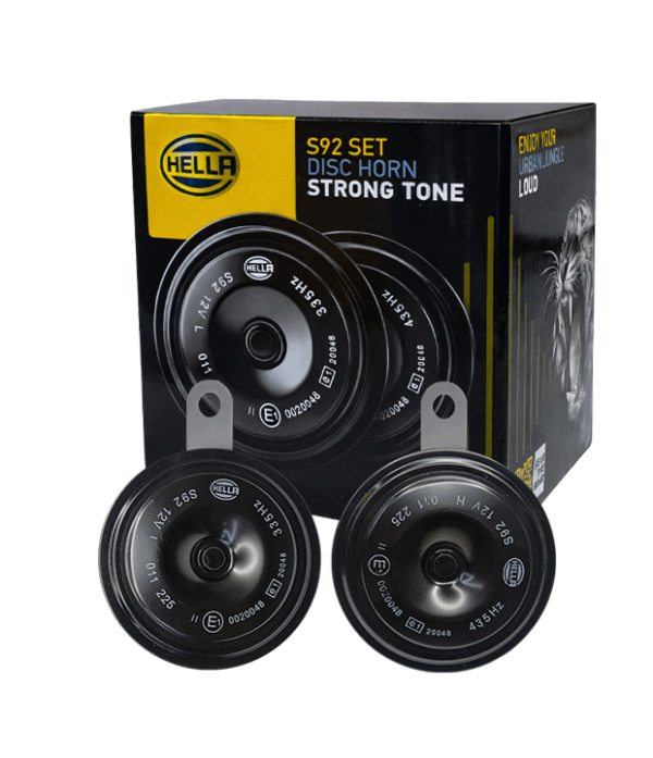 Set de bocinas Hella tipo disco serie S92