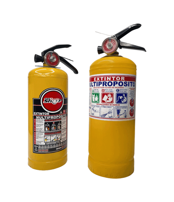 EXTINT1 Extintor ABC de 5Lb multipropósito