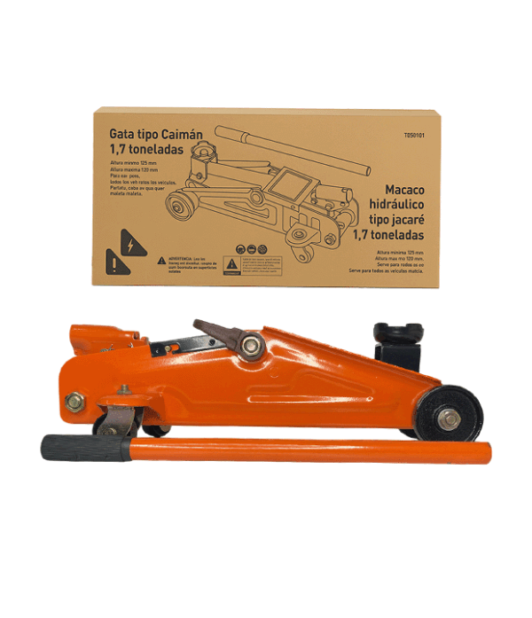 Gato hidráulico tipo caimán de 1.7 toneladas