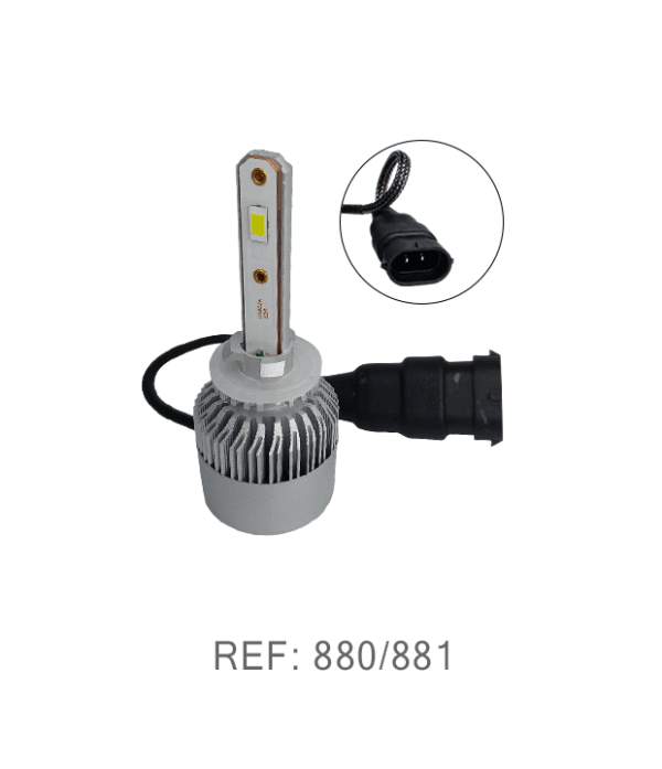 Bombillos led S2 de 10.000 lúmenes para vehículo