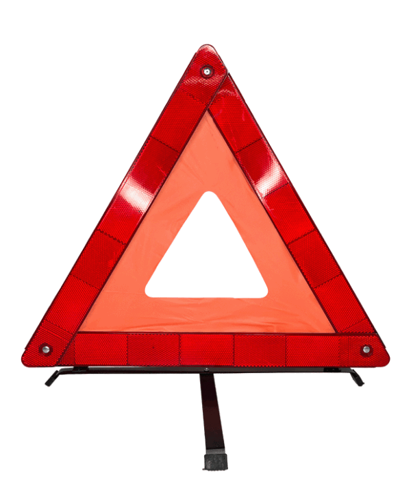 Triángulo reflectivo de seguridad