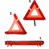 Triángulo reflectivo de seguridad