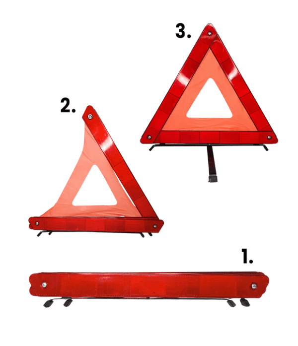 Triángulo reflectivo de seguridad