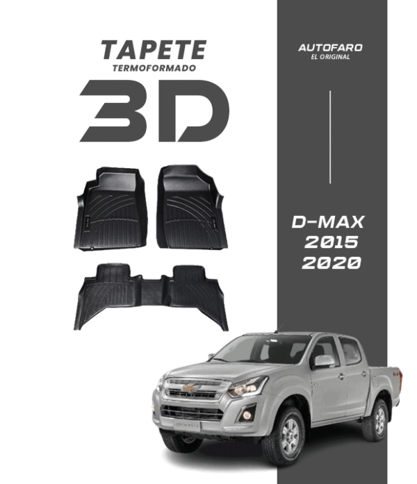 Tapete termoformado para CHEVROLET D-MAX 2015-2020