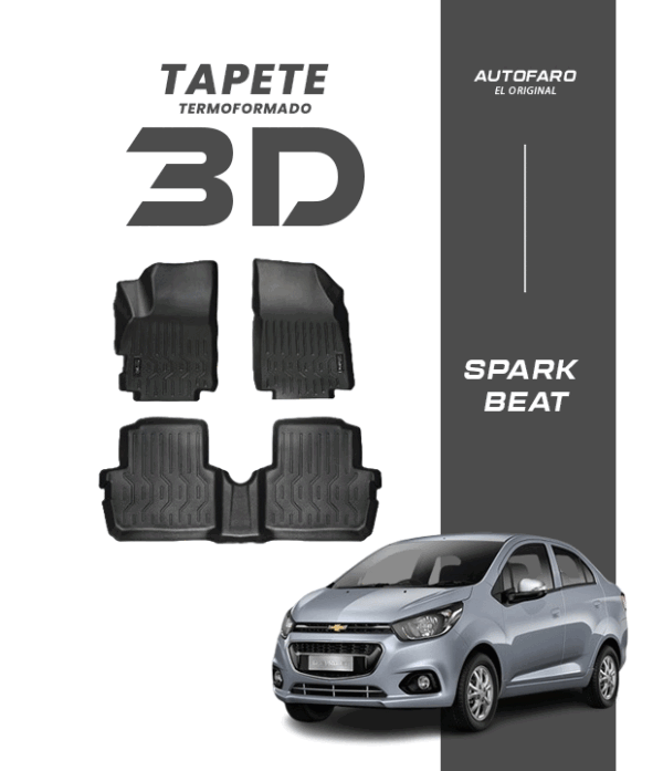 Tapete termoformado para CHEVROLET SPARK BEAT