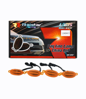 Luces de persiana para vehículo con lente ambar