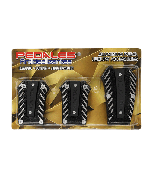 SPARCON1 Pedales Universales Sparco para Carro en Aluminio y Plástico Antideslizantes